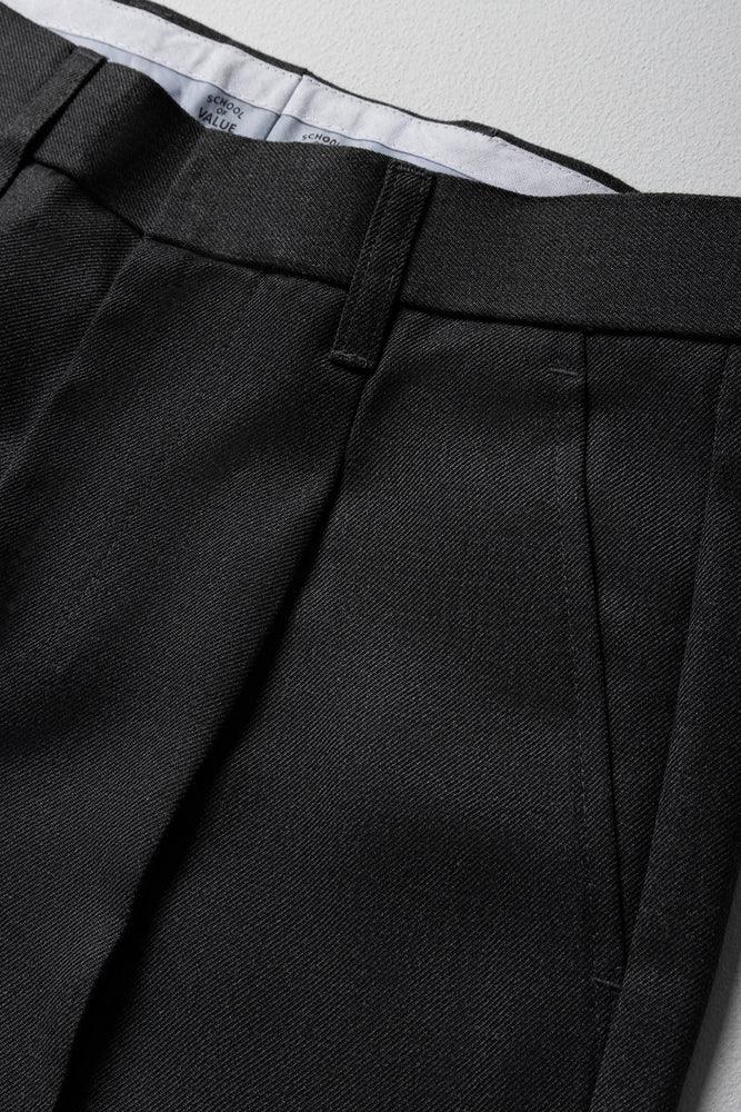 Boys School Turn Up Pants Grey (1)