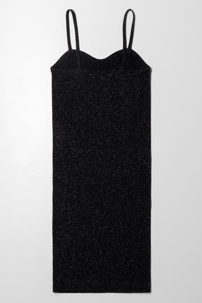 Seam-Free Strap Dress Black (2)