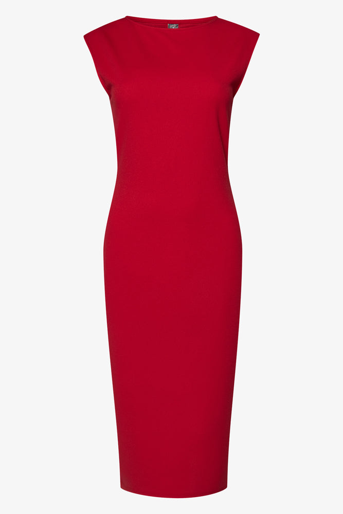 Scuba Bodycon Dress Red Dresses Jumpsuits Ackermans