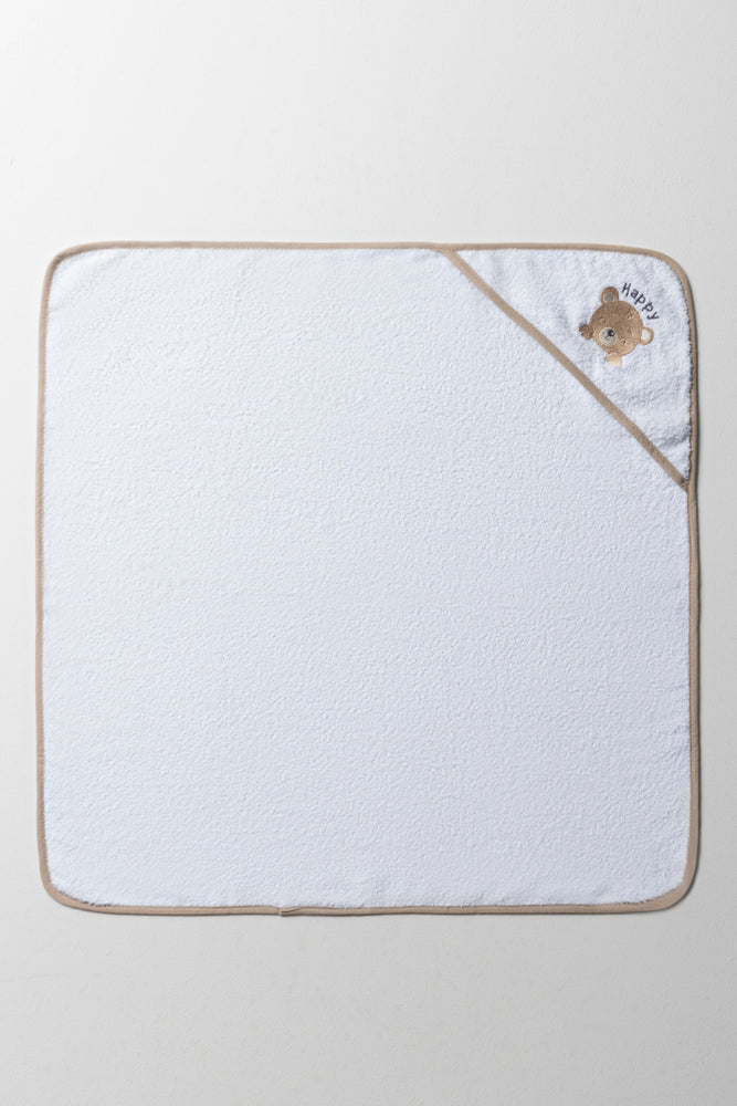 Bear & Friends Hooded Towel Natural