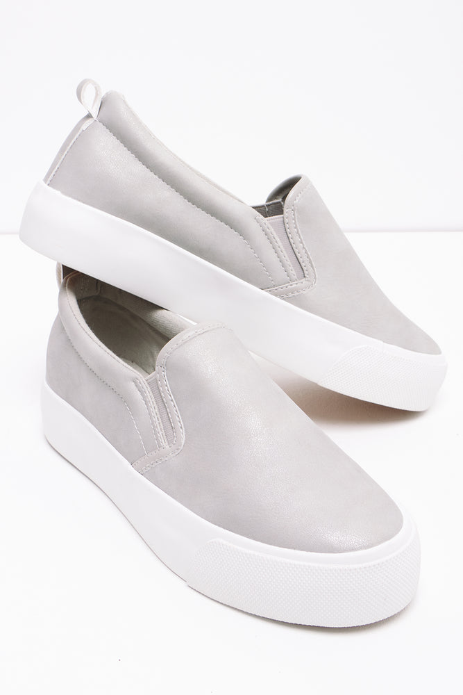 Slip On Sneaker Silver Ackermans
