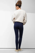 Wide Waist Leggings Navy (2)