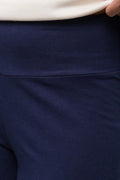 Wide Waist Leggings Navy (3)
