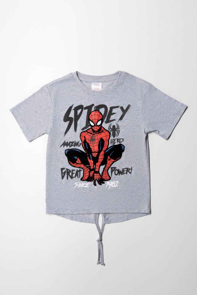 Flocking Tuxedo T Shirt Kids Talk Grey Tops T Shirts Ackermans