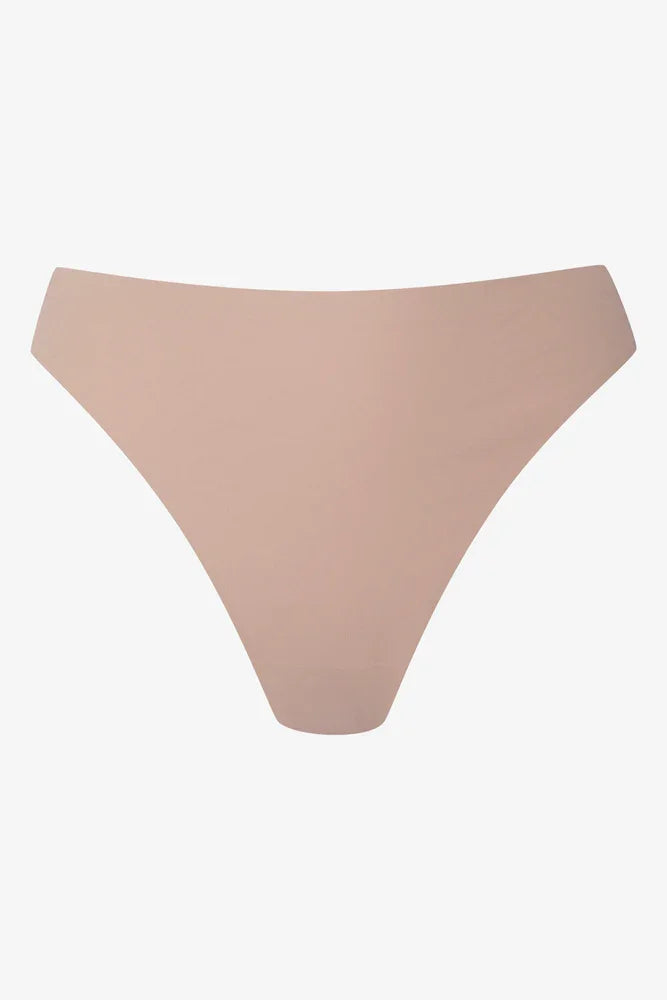 2 Pack Thongs Black & Natural