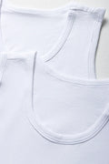 2 Pack Sleeveless Vests White (1)