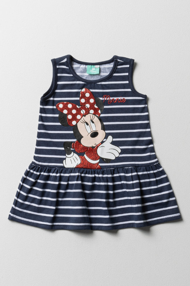 Minnie Mouse Dress Navy Ackermans