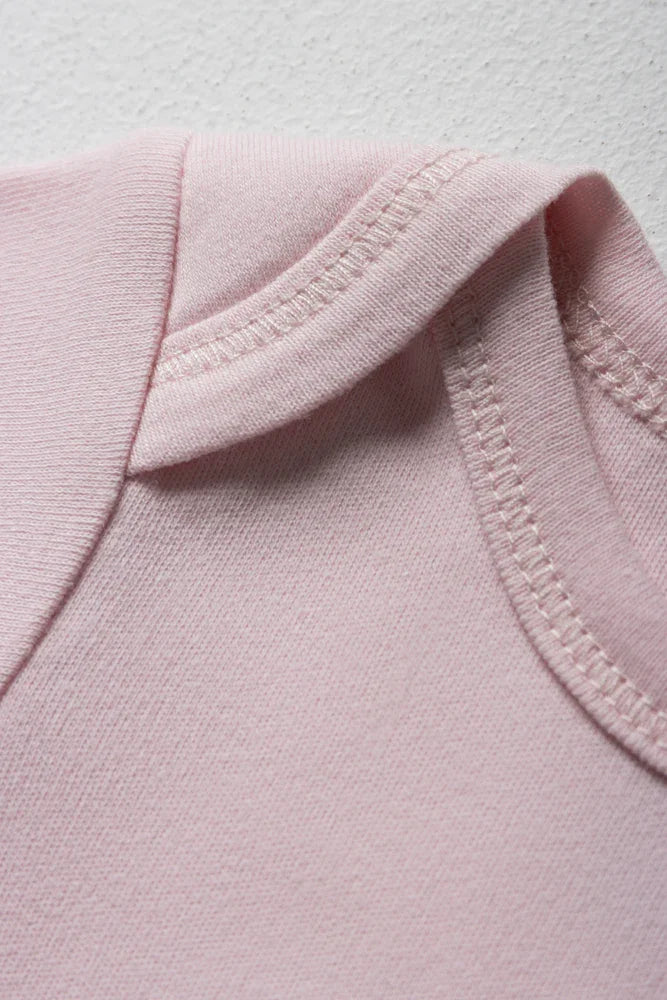 Short Sleeve Girl Body Vest Pink