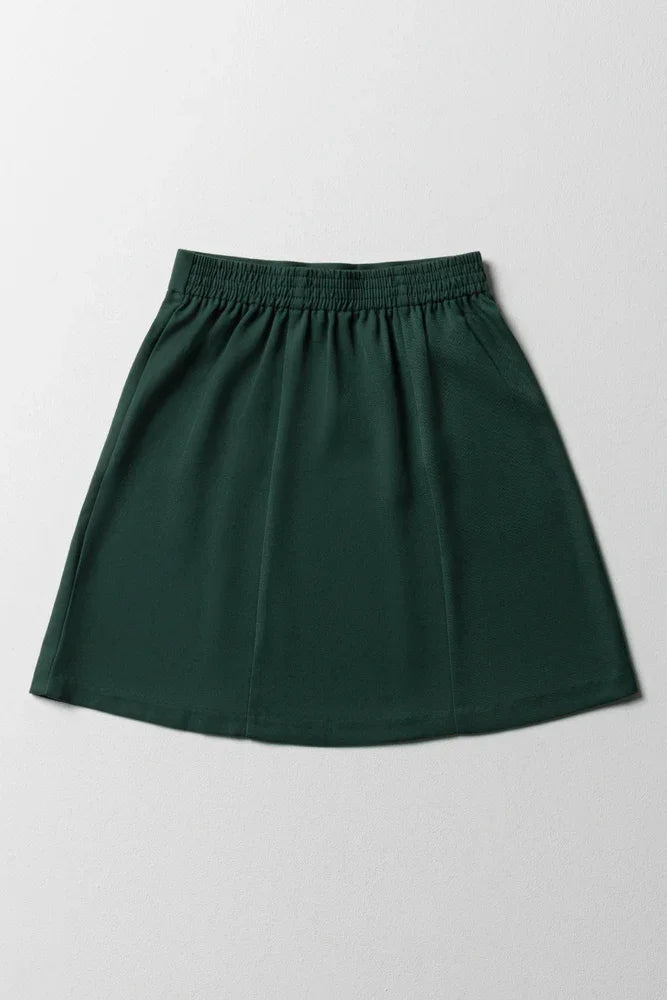 Primary School Girls Skirt Green (5)