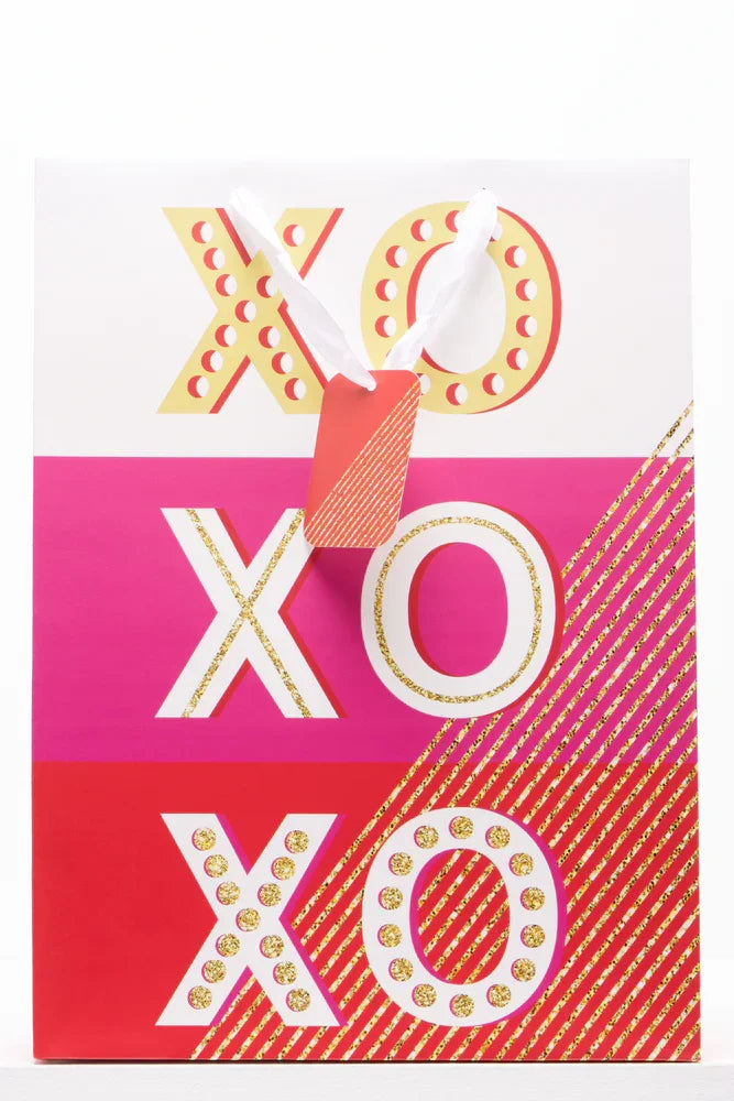 Xoxo Gift Bag Large Pink