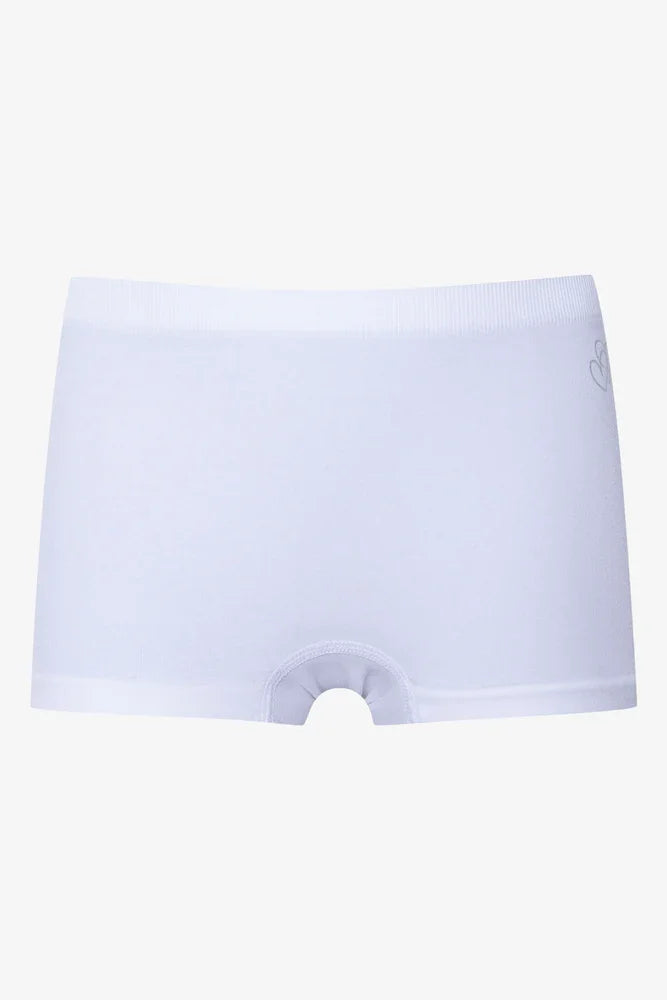 2 Pack Seamfree Boyleg Panties White