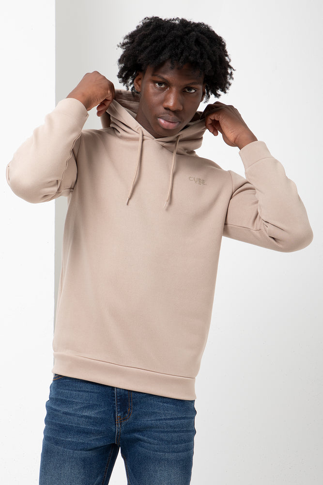 Taupe hoodie top