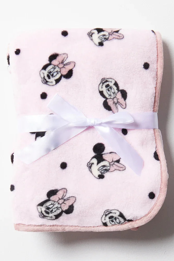 Minnie Mouse Blanket Pink