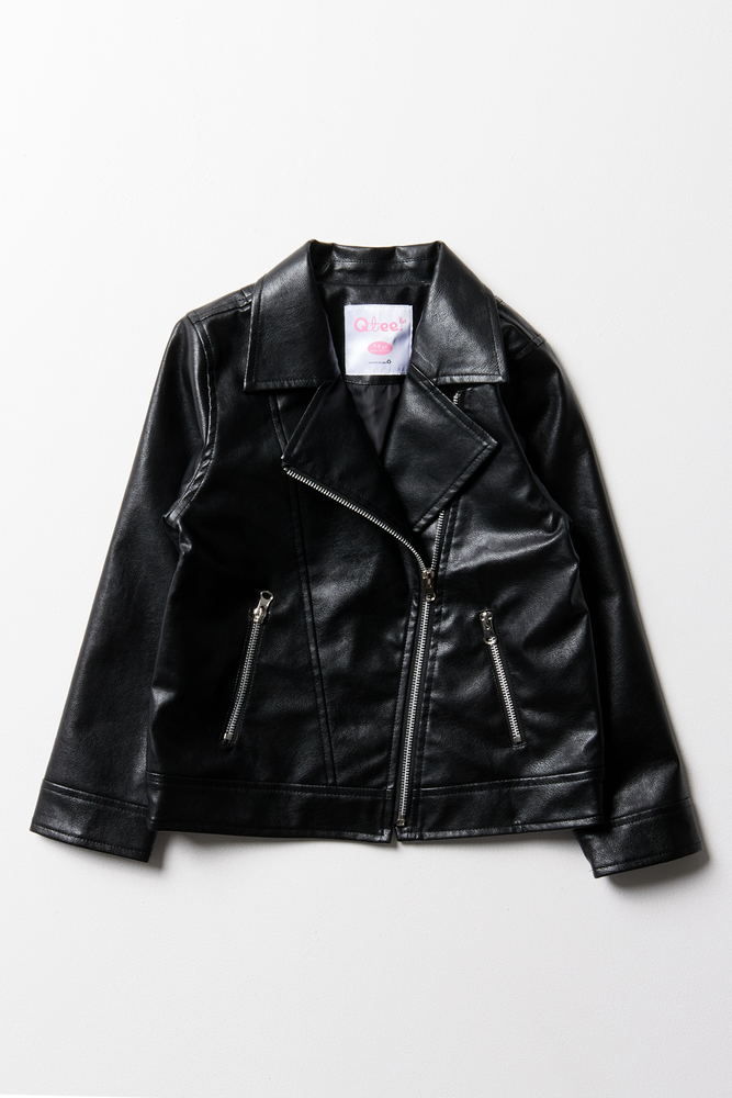 2t black leather jacket cheap