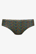 5 Pack Print Mini Brief Grey (5)