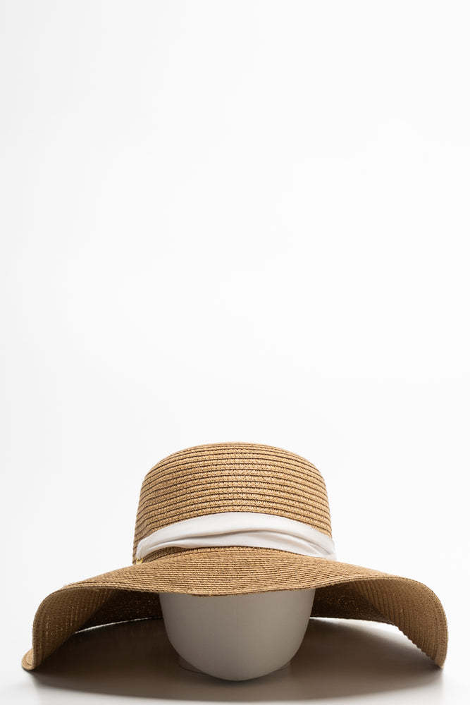 Ribbon Floppy Sun Hat Brown Hats Headwear Ackermans