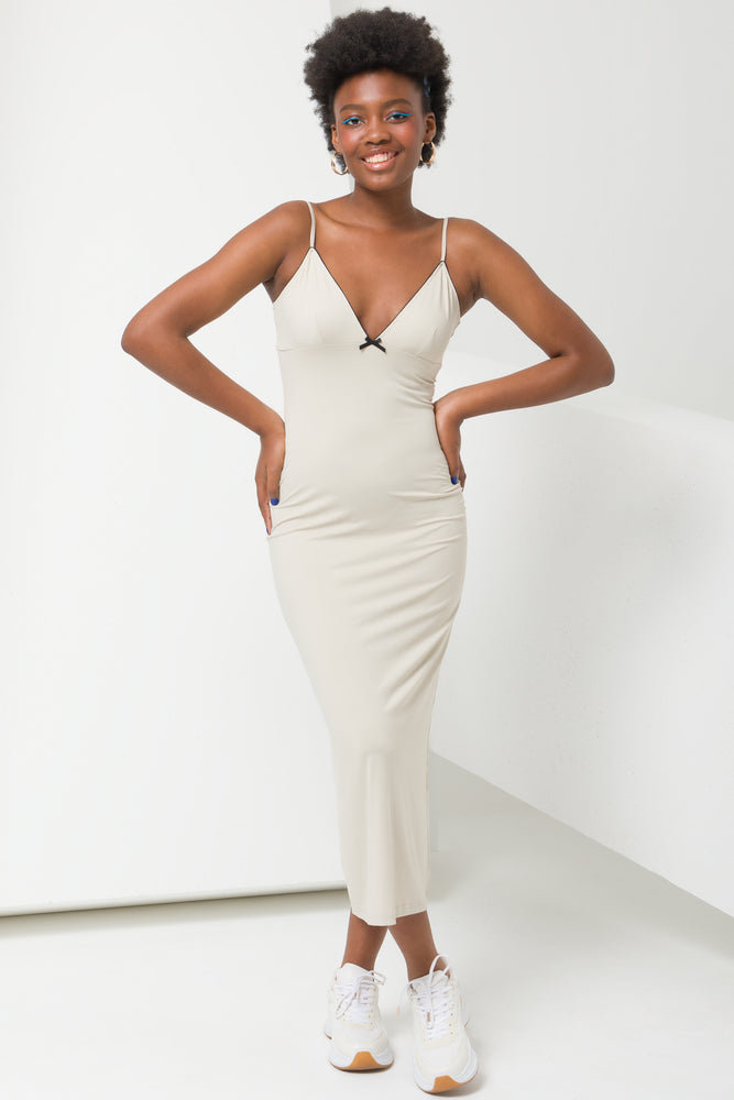 Long slinky dress sales