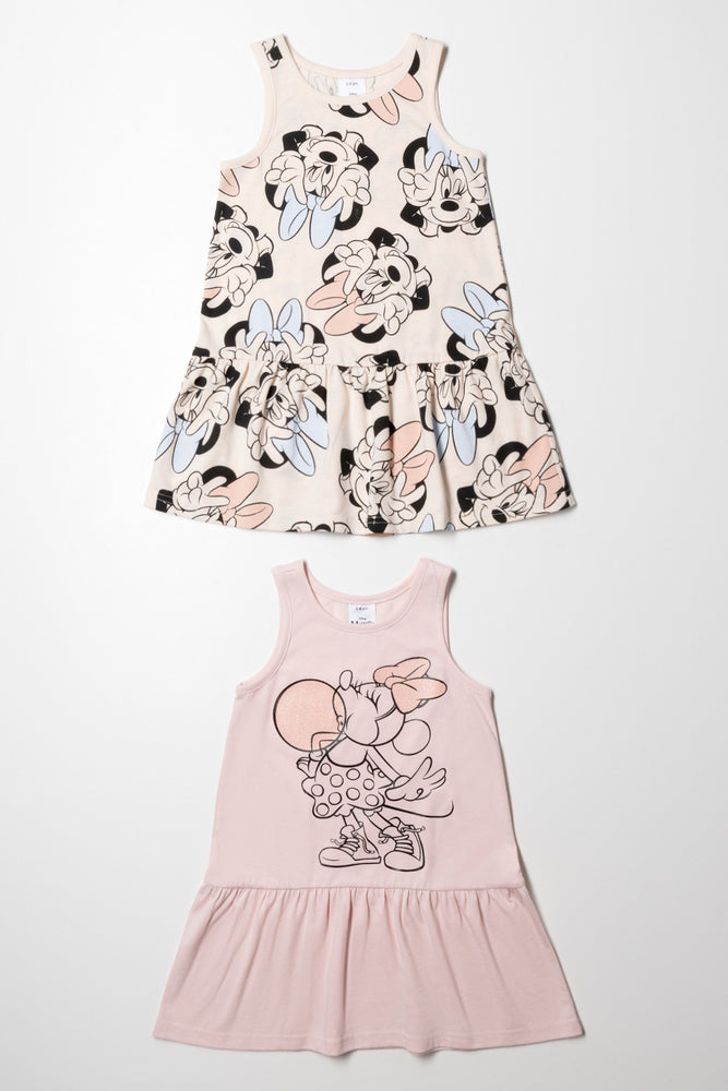Minnie Mouse 2 Pack Dress Nude Ackermans
