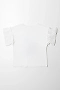 Lemon 3D Knit Top White (3)