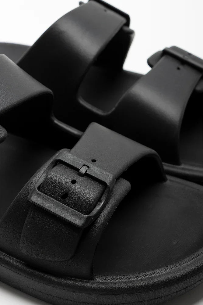 Moulded Double Band Slide Black (2)