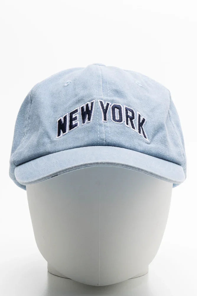New York Peak Cap Indigo