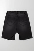Denim Short Dark Grey (4)