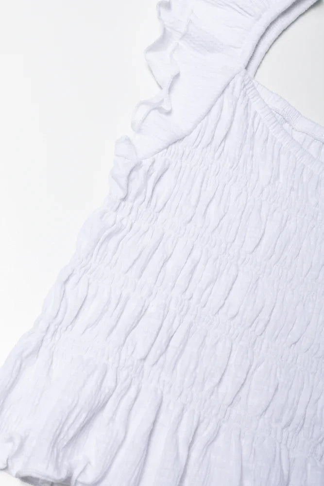 Frill Top White