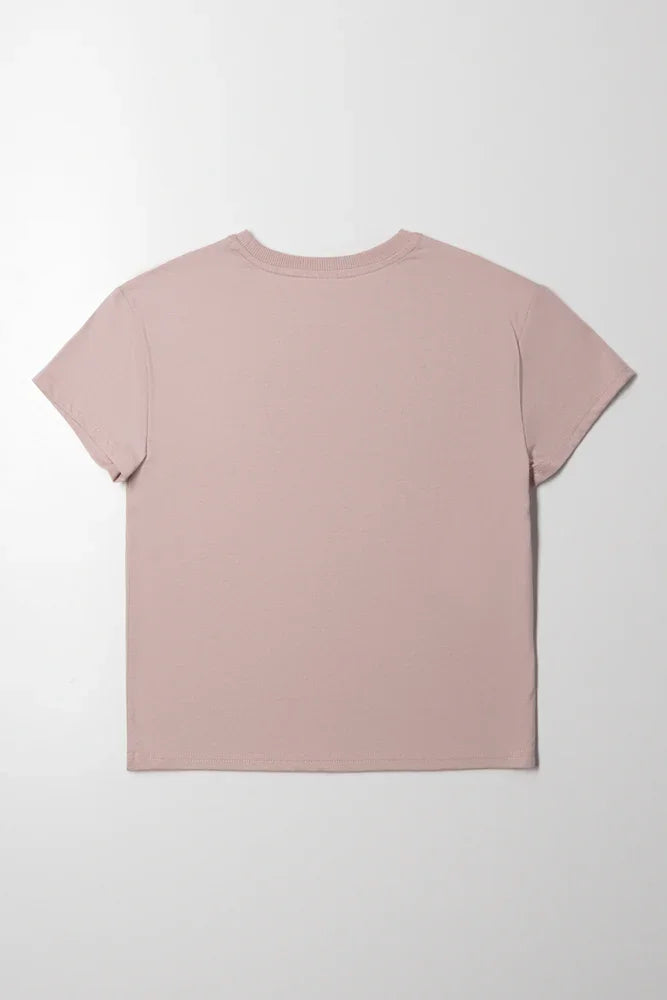 Los Angeles Short Sleeve T-Shirt Natural