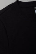 Ruched Bodycon Dress Black (1)