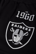 Raiders Mesh Pull On Shorts Black (1)