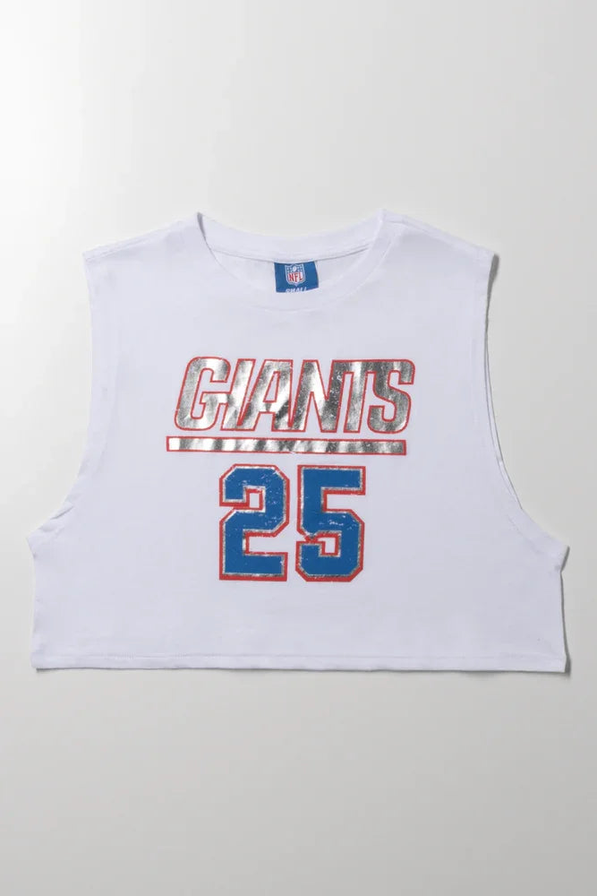 Oversized Giants Muscle T-Shirt White