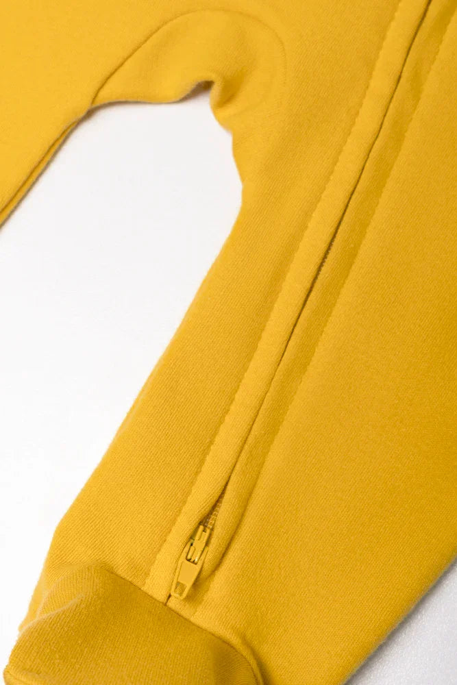 Cotton Knit Babygrow Yellow (2)