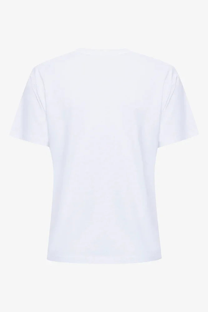 Flower Short Sleeve T-Shirt White