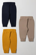 3 Pack Trackpants Natural, Navy And Yellow (2)