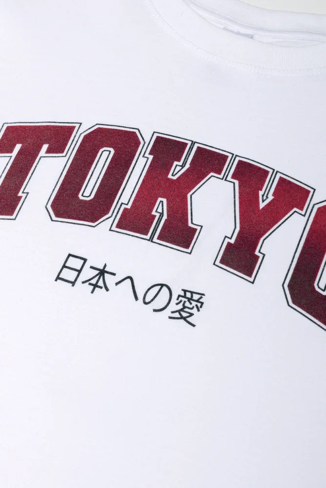 Tokyo Short Sleeve T-Shirt White