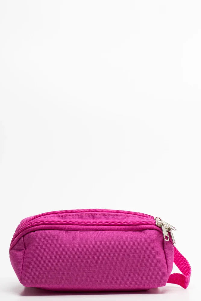 Extra Wide Pencil Bag Pink