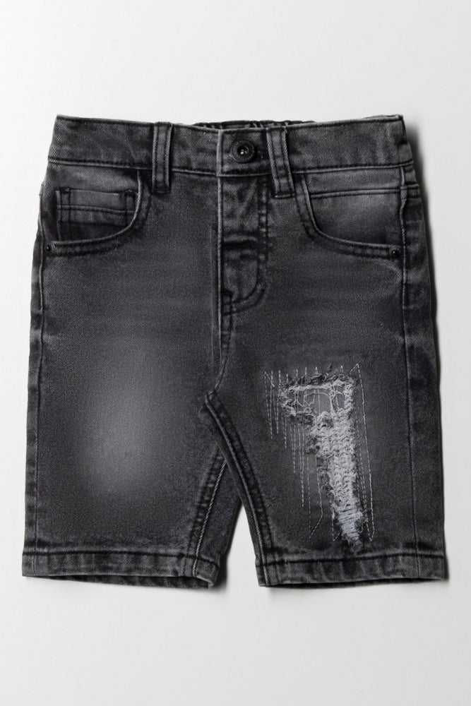 Boys ripped jean shorts best sale