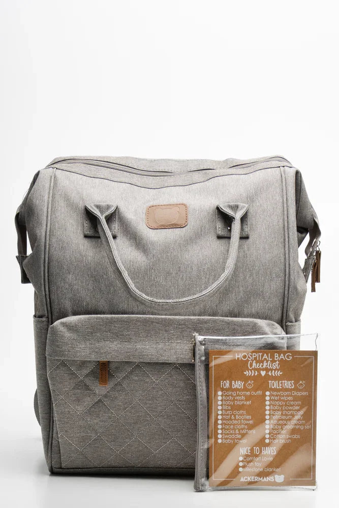 Backpack Grey Bags Luggage Ackermans