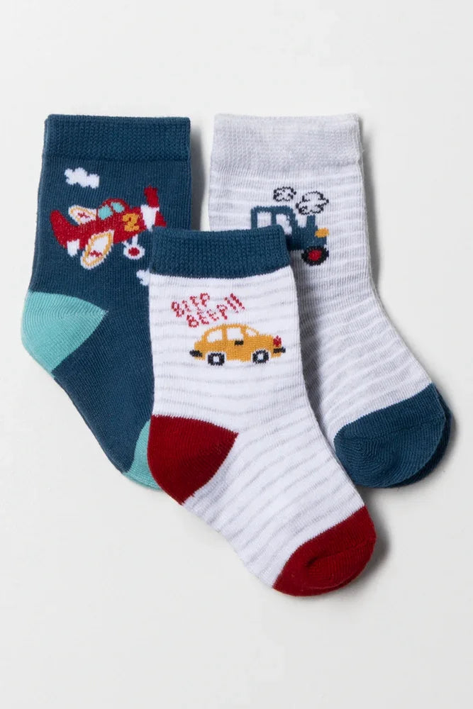 Transport Stripe Socks Multi