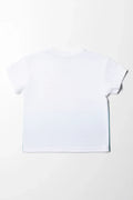 Surf Time Ombre Short Sleeve T-Shirt White And Blue (2)