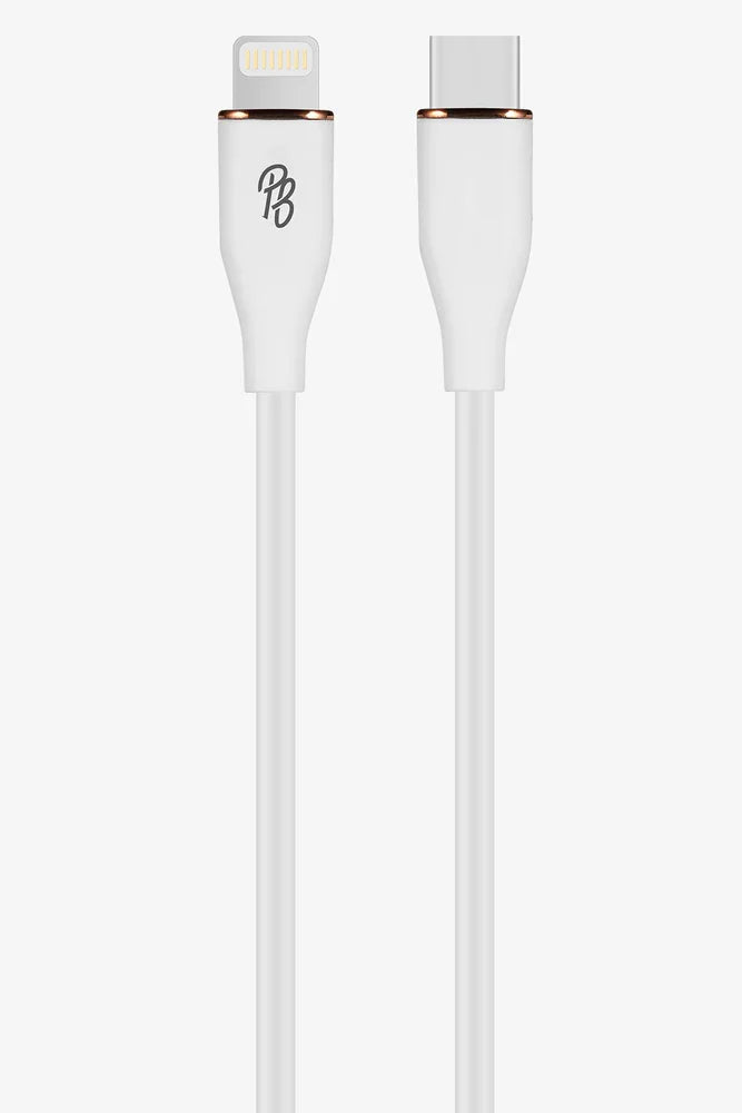 Pro Bass FlexiCord Series Type C Lightning Cable White