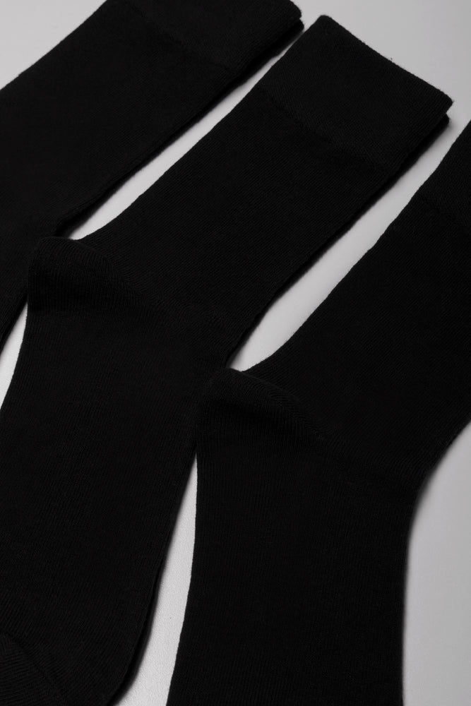 3 Pack Socks Black