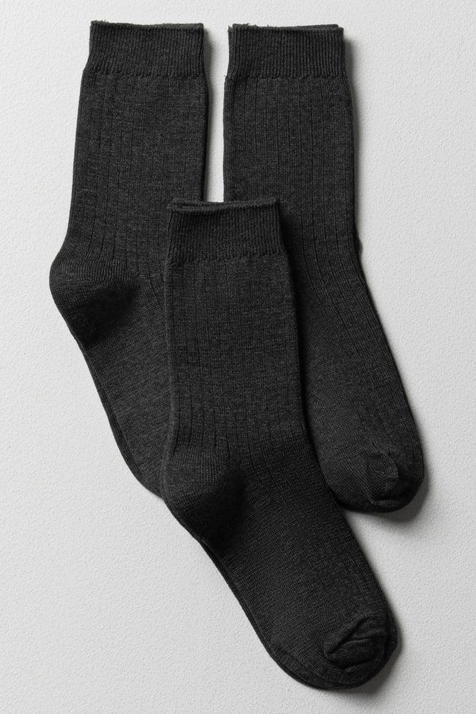 3 Pack Grey Anklet Socks Grey