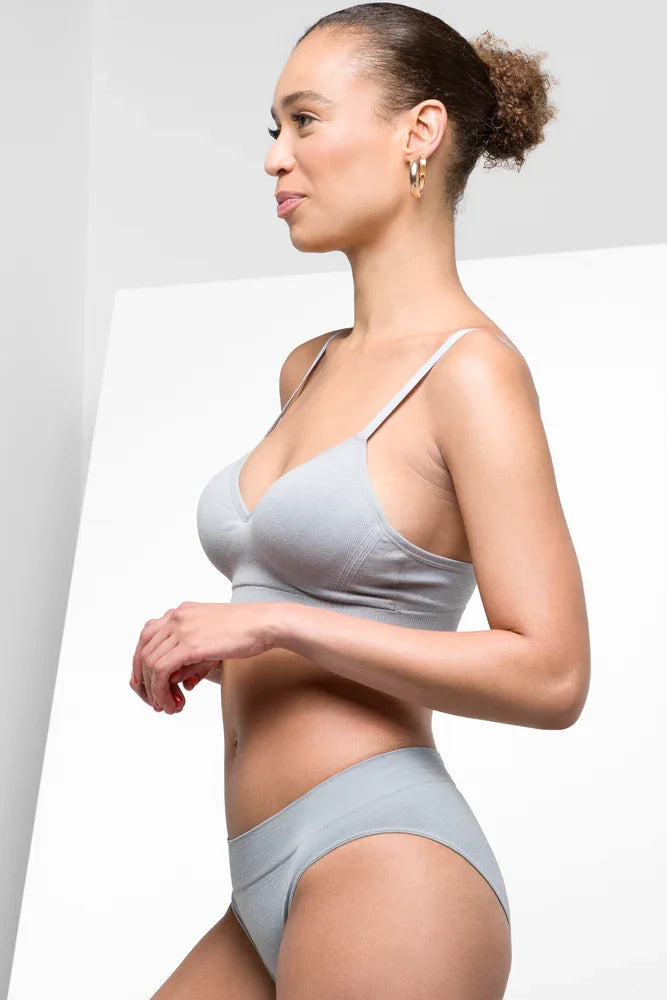 Seam-free Bralette Grey