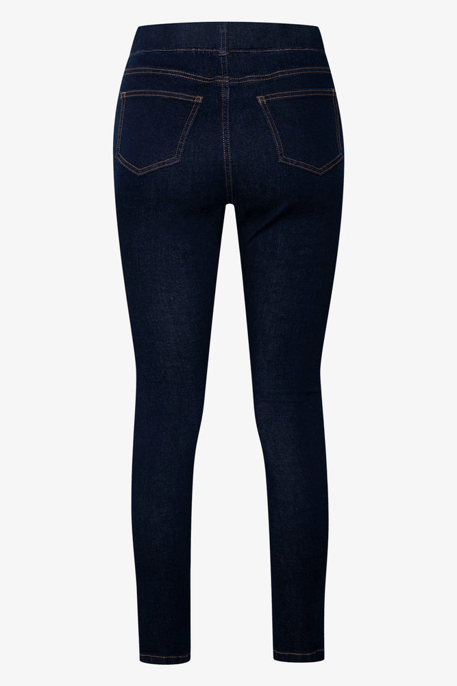 Pull On Jeggings Dark Blue (2)
