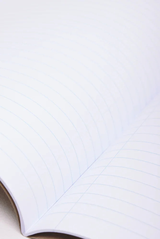 A4 72pg Feint And Margin Softcover Book Brown