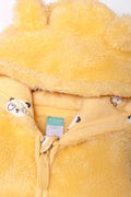 Fleece Babygrow Yellow (1)