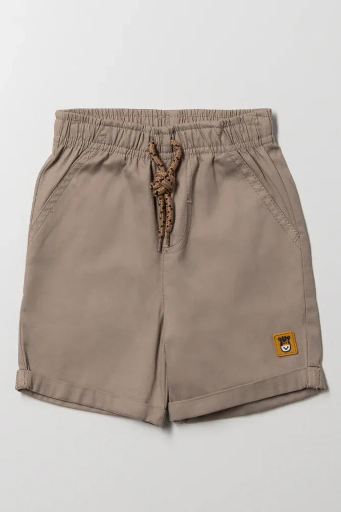 Woven Shorts Natural