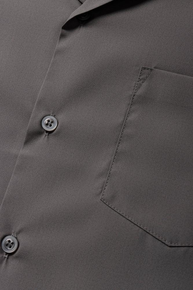 Primary School Short Sleeve Open Neck Shirt Grey (1)