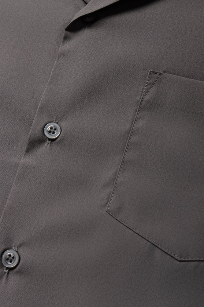 Primary School Short Sleeve Open Neck Shirt Grey